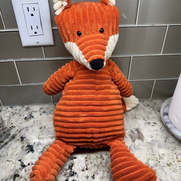 Jelly Cat Cordy Roy Fox bean filled texture animal plush toy 17 imaginary play - Picture 15 of 16